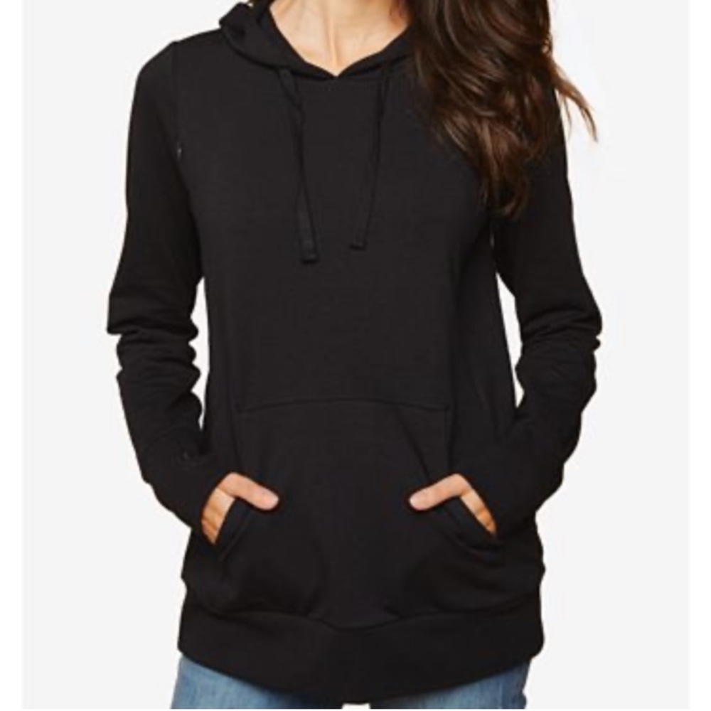 Motherhood Maternity Side Access Nursing Hoodie, S